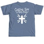 Cancer pick the wrong guy, a Blue Jean Comfort Colors Unisex Tee (back-view)