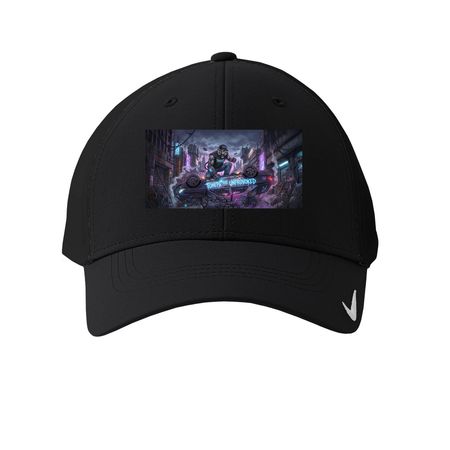 Tonits the Unprovoked Hats, a Black Printed Nike Dri-FIT Legacy Performance Cap