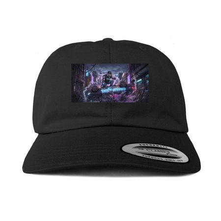 Tonits the Unprovoked Hats, a Black Printed Classic Baseball Cap