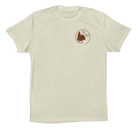 The Trees Labyrinth Shirt (Natural), a Natural Premium Cotton Tee