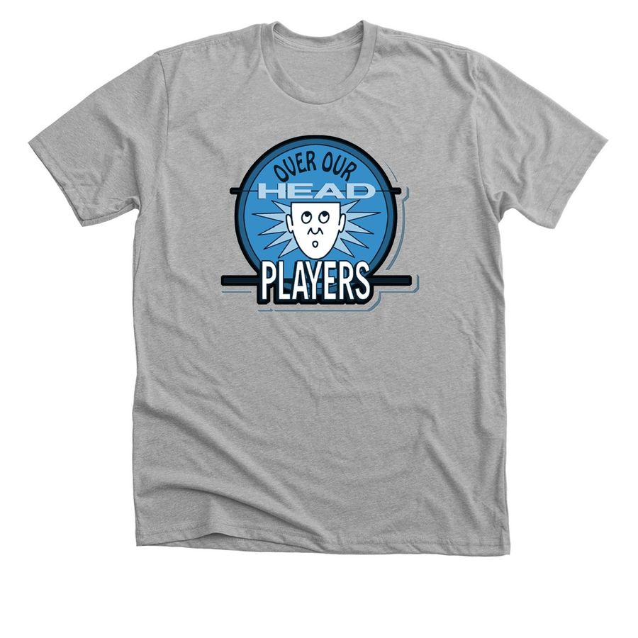 OOHP Logo, a Athletic Heather Premium Unisex Tee