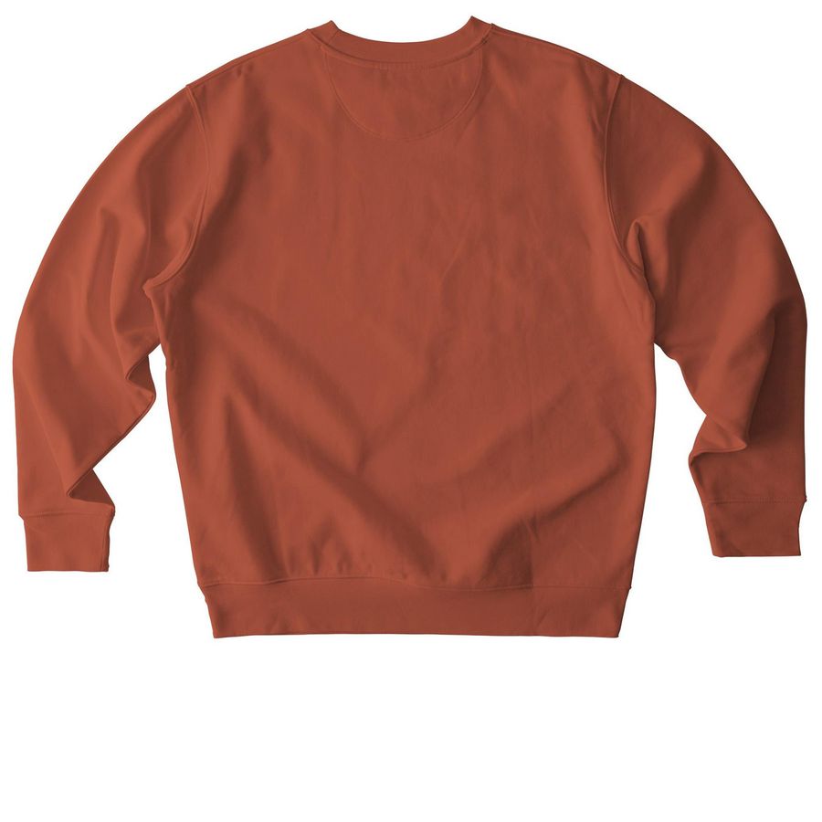 no sad eat soup, a Heritage Brown Stanley/Stella Unisex Changer 2.0 Crewneck Sweatshirt (back-view)