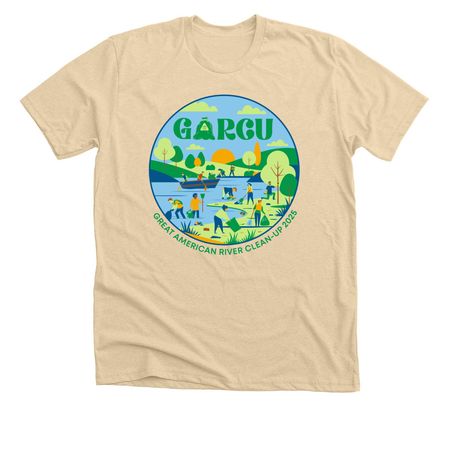 Great American River Clean-Up 2025 Shirt, a Heather Soft Cream Premium Unisex Tee