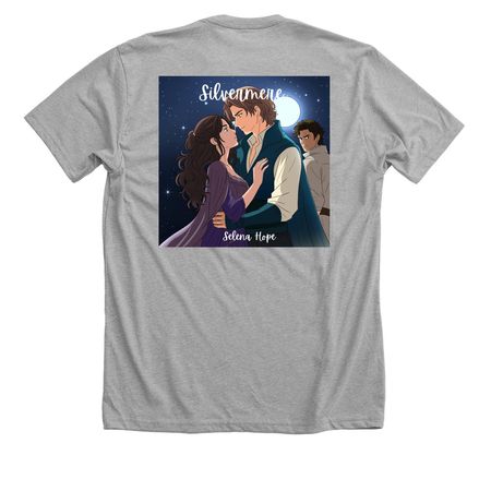 Team Kiana, a Athletic Heather Premium Unisex Tee (back-view)