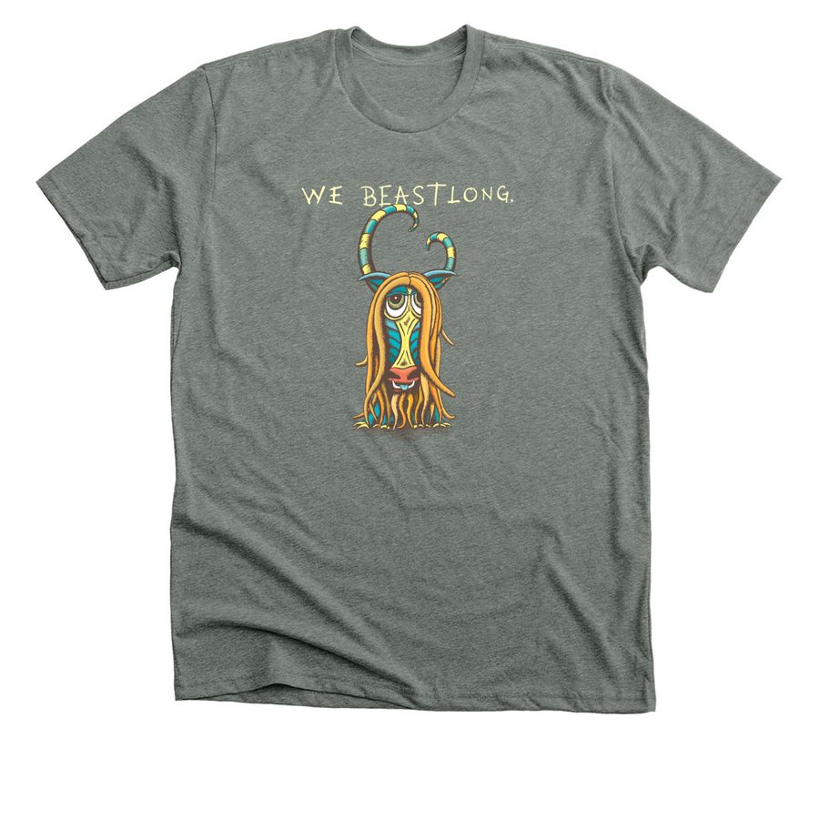 Yakoon!, a Deep Heather Premium Unisex Tee