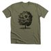 Olive Trees for Palestine, a Heather Olive Premium Unisex Tee