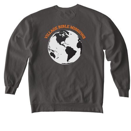 Village Missions, a Pepper Comfort Colors Crewneck Sweatshirt
