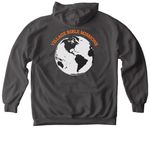 Village Missions, a Pepper Comfort Colors Pullover Hoodie (back-view)