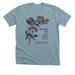 Hollow Joe Pye Weed - Dark Font, a Heather Blue Lagoon Premium Unisex Tee