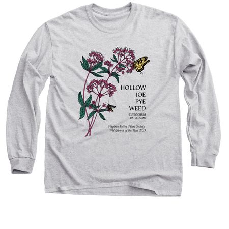 Hollow Joe Pye Weed - Dark Font, a Sport Grey Classic Long Sleeve Tee