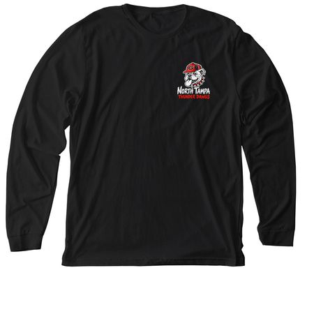 North Tampa Thunder Dawgs T-Shirts, a Solid Black Blend Premium Long Sleeve Tee