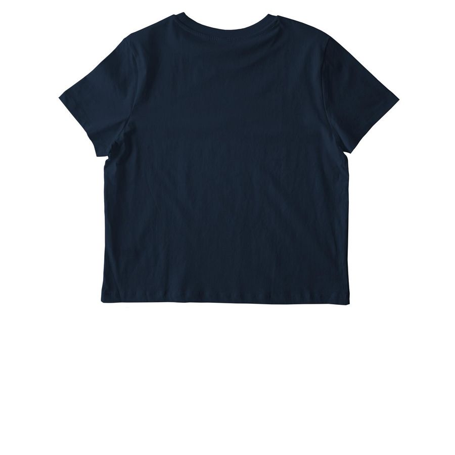 Spring moon!, a French Navy Stanley/Stella Women?s Stella Muser Tee (back-view)