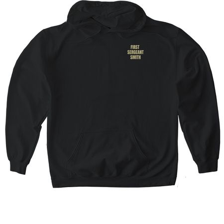 SMITH, a Black Gildan Softstyle Pullover Hoodie