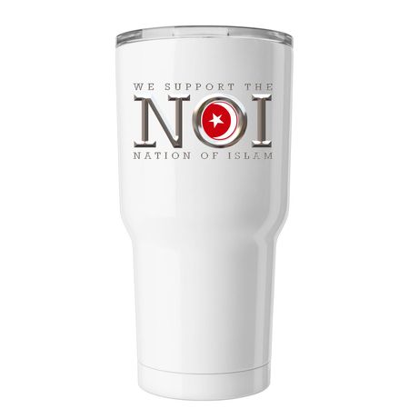 We Support the NOI Tumbler Bottle, a White Insulated Tumbler