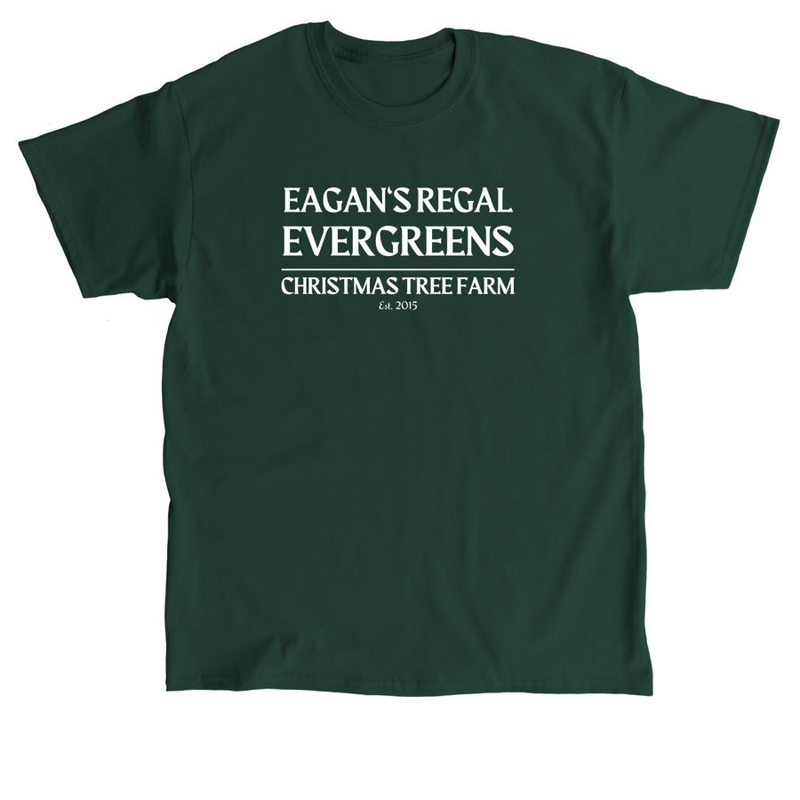 The Christmas Tree Farm, a Forest Green Classic Unisex Tee