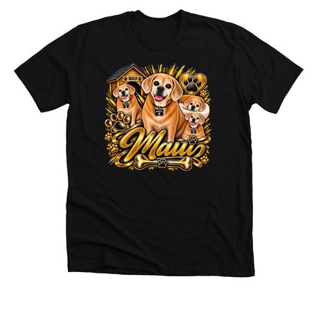Maui Tee/Crewneck/Hoodie/Men & Women Muscle T, a Solid Black Blend Premium Unisex Tee