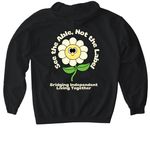 See the Able, Not the Label!, a Black Gildan Softstyle Pullover Hoodie (back-view)