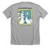 Moose Knuckle Scuffle&nbsp;, a Athletic Heather Premium Unisex Tee (back-view)