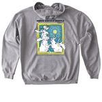 Moose Knuckle Scuffle&nbsp;, a Sport Grey Gildan Softstyle Pullover Hoodie (back-view)