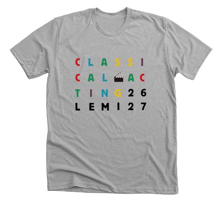 Classical Acting Shirts, a Athletic Heather Premium Unisex Tee
