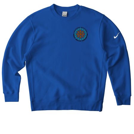 Active Wear Lungs on Back-nonspecific, a Game Royal Nike Club Fleece Crewneck Sweatshirt