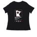 All-State MUSIC STAFF 2026-27, a Black Women's Relaxed V-Neck Tee