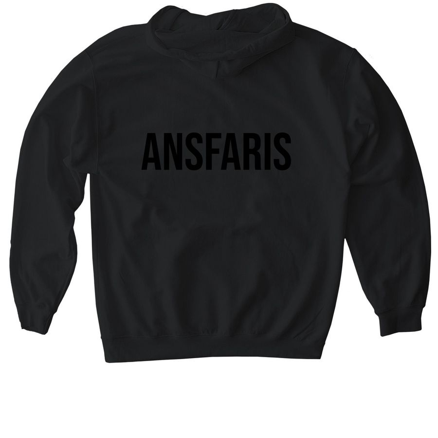 Blck&nbsp;, a Black Gildan Softstyle Pullover Hoodie (back-view)