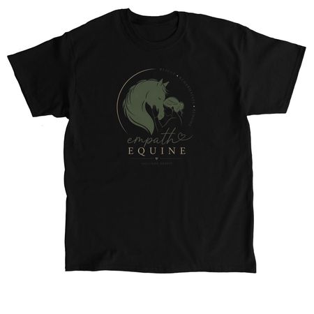 Empath Equine, a Black Classic Unisex Tee