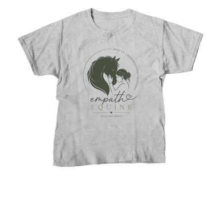 Empath Equine, a Sport Grey Youth Unisex Tee