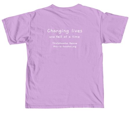 One Tail At A Time, a Neon Violet Comfort Colors Unisex Tee