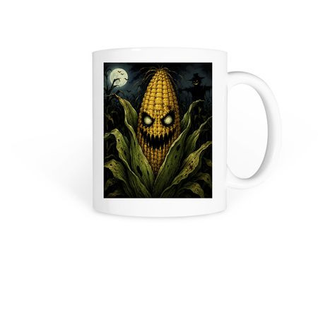 Evil Corn On The Cob, a White Coffee Mug