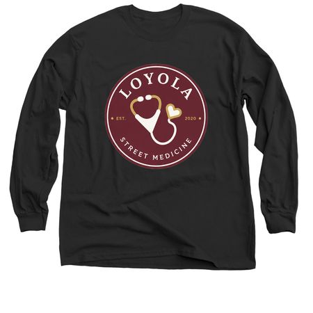 Wear the Mission, a Black Classic Long Sleeve Tee