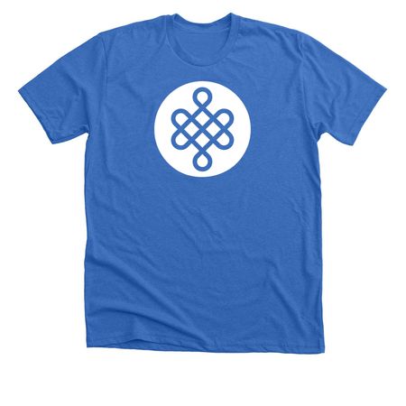 PathWays Official Icon, a Heather True Royal Premium Unisex Tee