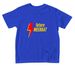 Toddler Future Meerkat, a Royal Blue Toddler Tee