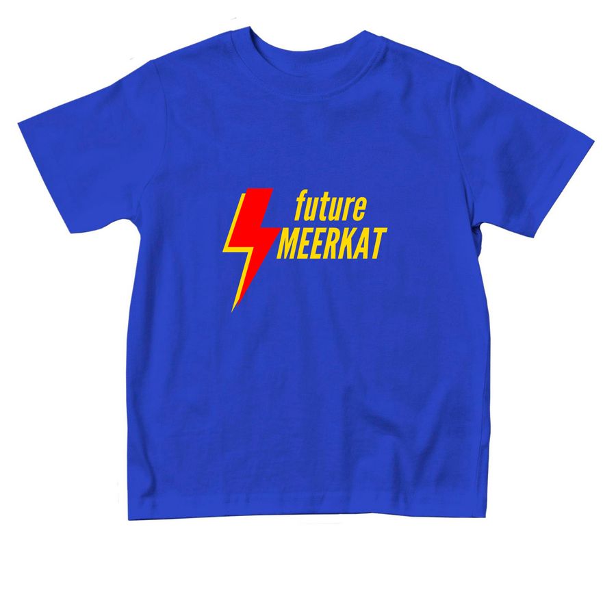 Toddler Future Meerkat, a Royal Blue Toddler Tee