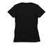 C-Suite Club, a Black Women's Slim Fit Tee (back-view)