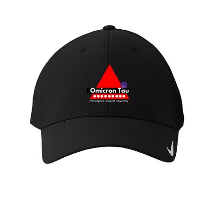Omicron Tau Hats, a Black Printed Nike Dri-FIT Legacy Performance Cap
