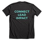 Changemaker Collection, a Dark Grey Heather Premium Unisex Tee (back-view)