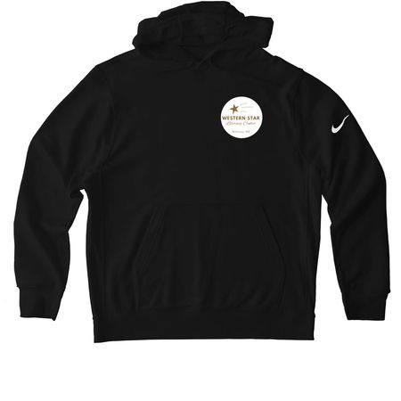 Adult Athletic Wear&nbsp;, a Black Nike Club Fleece Pullover Hoodie