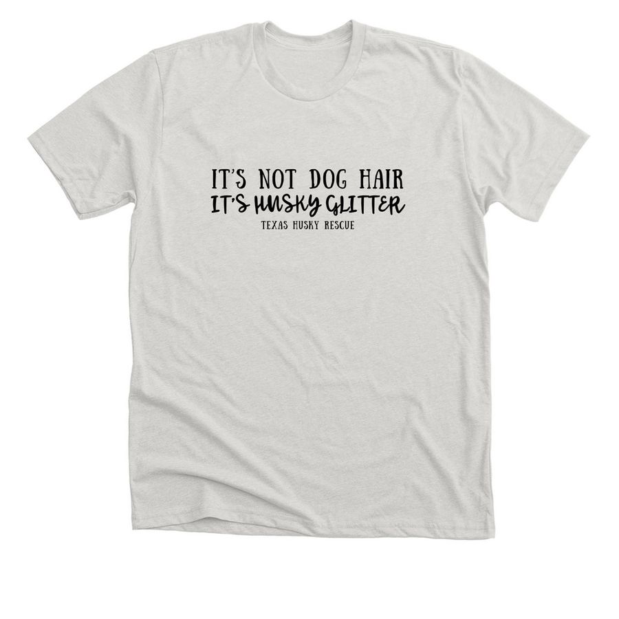 TXHR - Husky Glitter, a Heather Cement Premium Unisex Tee