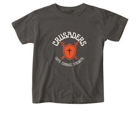 CHRIST'S CRUSADERS APPAREL ??, a Pepper Comfort Colors Youth Tee
