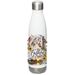Faithful & True, a White Stainless Steel Water Bottle