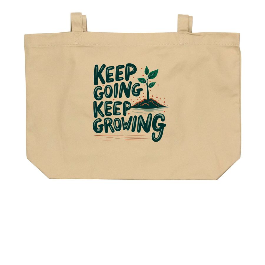 Tote Bags for Maya Bean, a Oyster Large Organic Cotton Tote Bag
