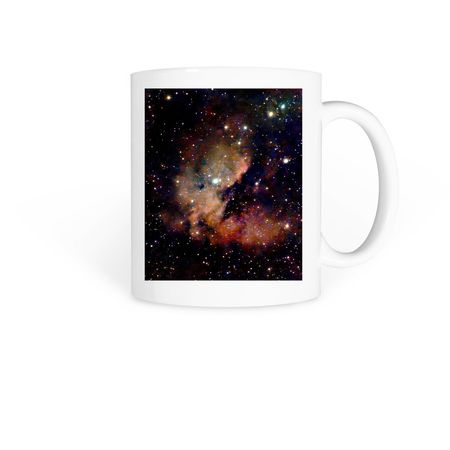 NGC 281 - PACMAN NEBULA&nbsp;, a White Coffee Mug