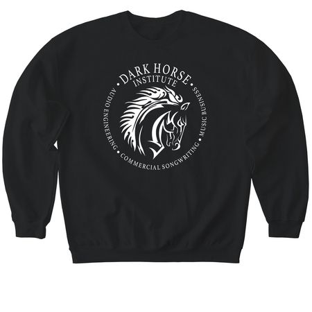 Dark Horse Institute&nbsp;, a Black Softstyle Crewneck Sweatshirt