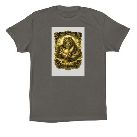 The Dragon Contains the Pearl, a Asphalt Premium Cotton Tee