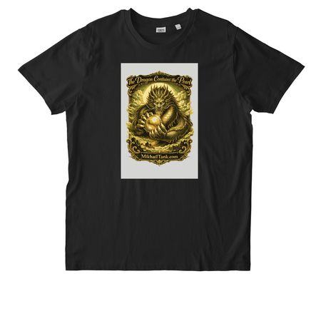 The Dragon Contains the Pearl, a Black Stanley/Stella Unisex Rocker Tee