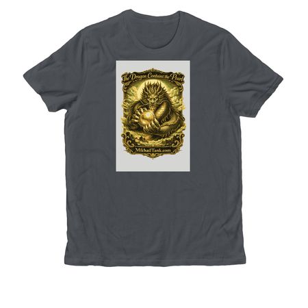 The Dragon Contains the Pearl, a Terrain Grey Allmade Organic Cotton Unisex Tee