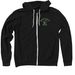 BE MUSIC 1/4 ZIP/FULL ZIP, a Black Zip Up Hoodie