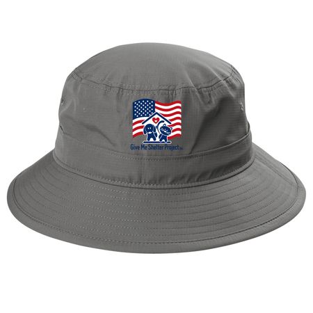 GMSP Americana Hat, a Sterling Grey Printed UV Bucket Hat